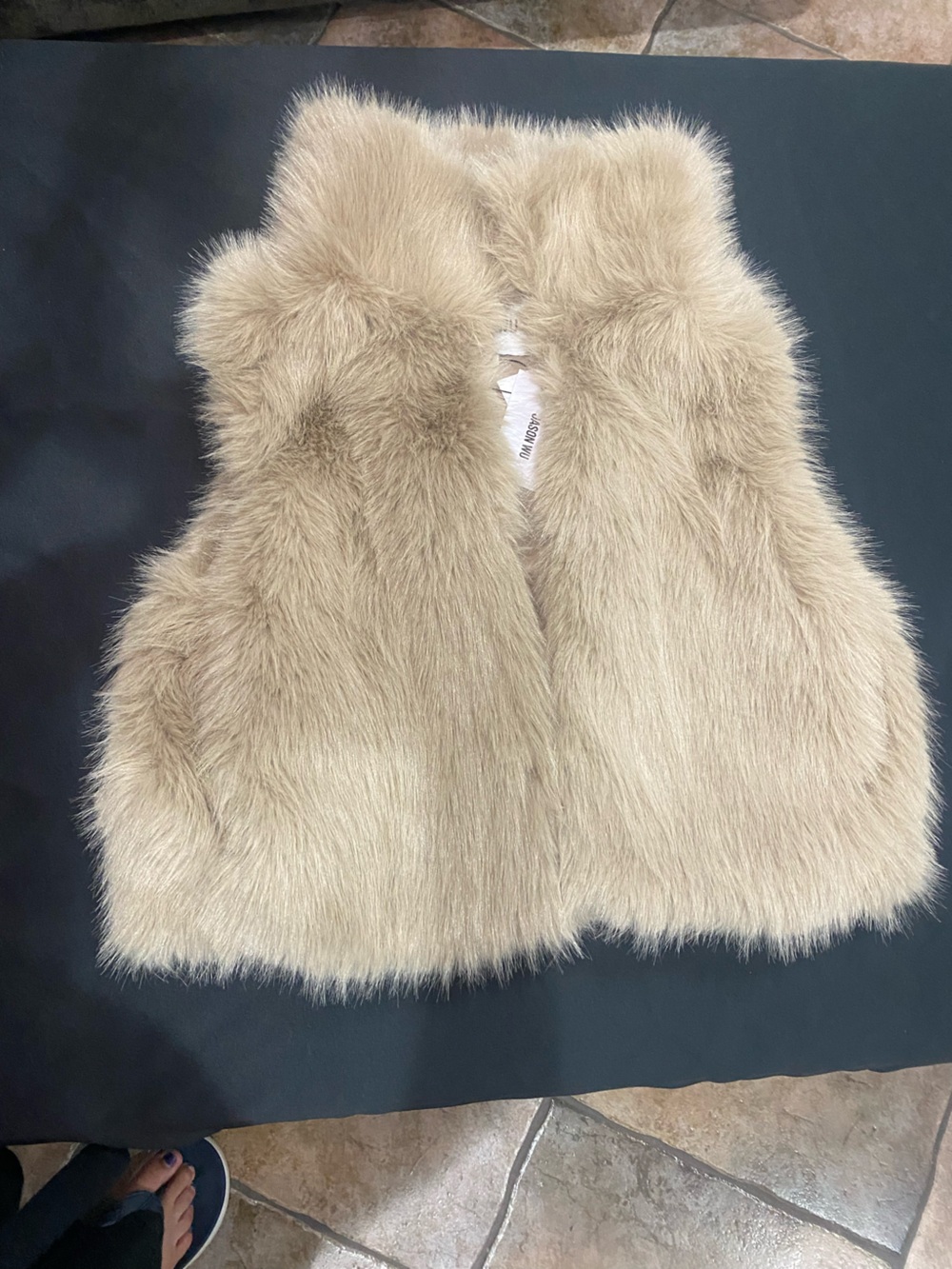 Jason Wu Women’s Cream Faux Fur Capelet
